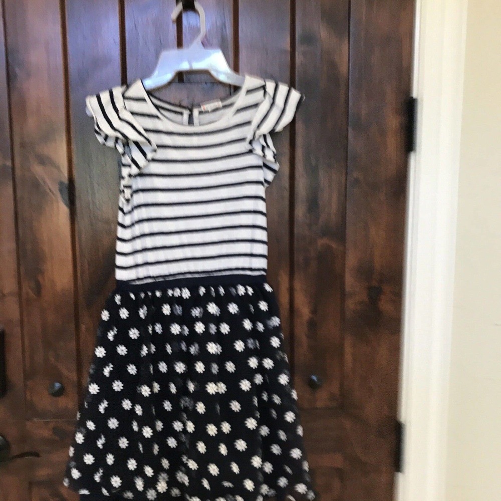 J. Crew Crew Crewcuts Chldrens Teens Blue And White Striped Blouse Size 12